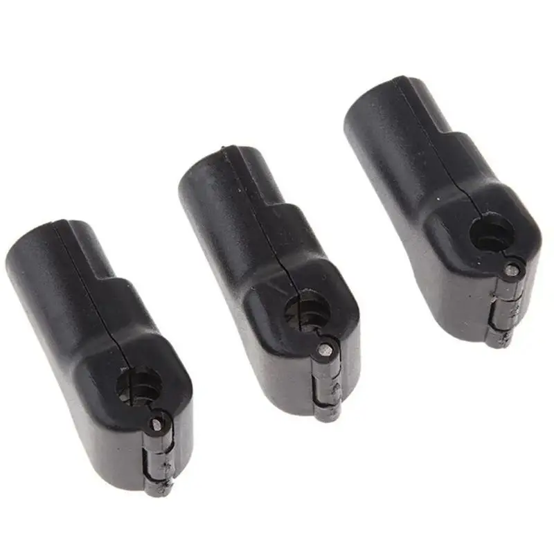 A95G 100Pcs Hook Stop Lock Safety Lockout Padlock Lock Black