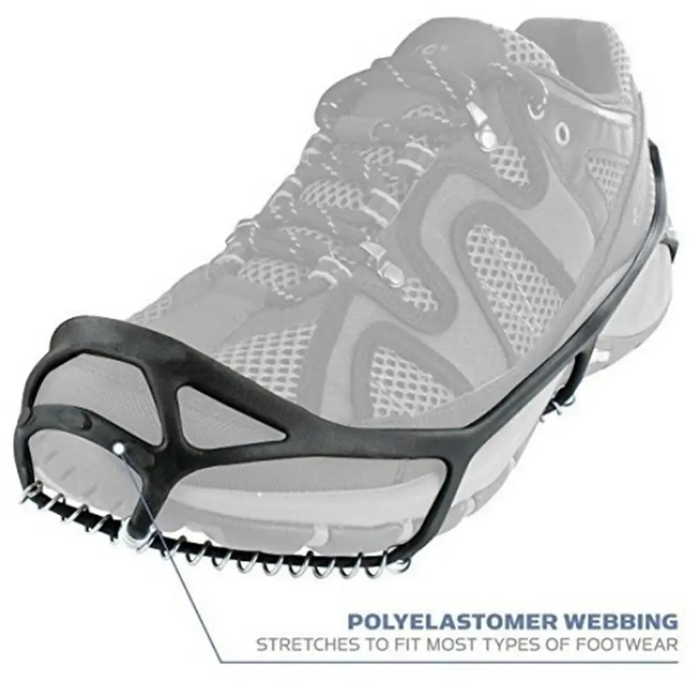 Karabiner 1Pair Outdoor Sports Schuh Abdeckung Nicht-slip Steigeisen Ice Grip Gehen Traktion Stollen Camping Ausrüstung карабин для ключей