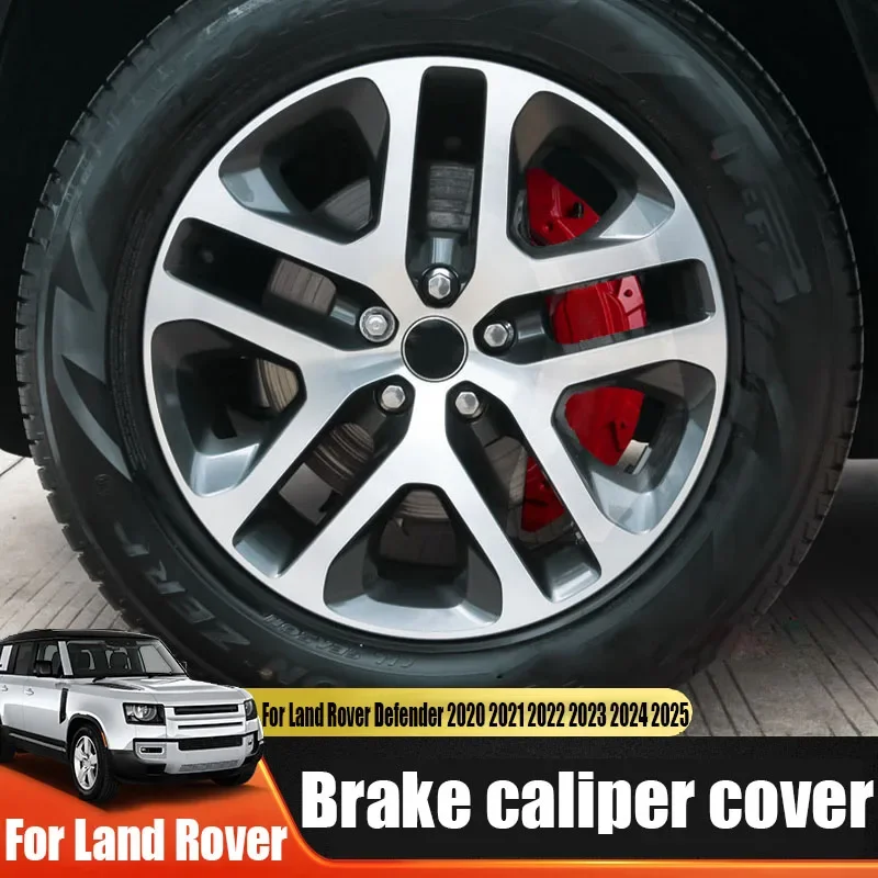 For Land Rover Defender 2020 2021 2022 2023 2024 2025 aluminum alloy brake caliper cover color change wheel hub modification