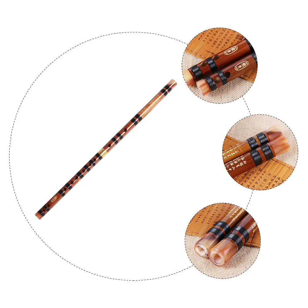 

1Pcs Chinese Flute Introductory Wooden Flute Durable Portable Lightweight for Beginners Chinese Traditional Instrument
