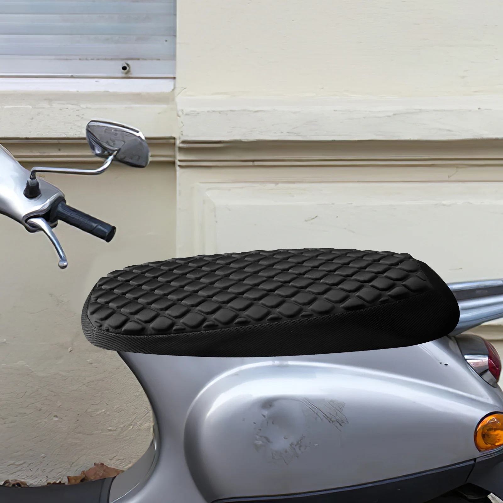 

Motorcycle Seat Cushion Breathable Sun-Resistant Shock Absorbing Long-Lasting Electric Scooter Mini Bike Moped Saddle Pad
