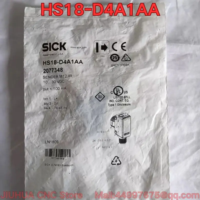 Brand new HS18-D4A1AA photoelectric switch Latest quotation in September 2026