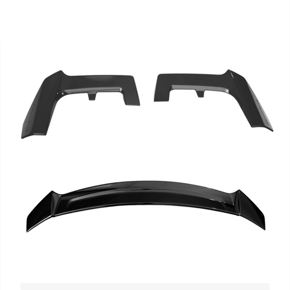 YOFER Car Rear Spoiler Wing & Roof Splitter Lip Trunk Lid Flap Guard Cover Decor For Honda Civic Hatchback 2017-2021