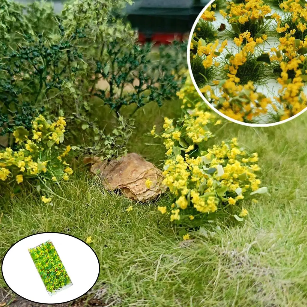 DIY miniatuur bloemen tuin bouwpakket micro landschap bladeren landschap accessoire voor modeltrein en poppenhuis