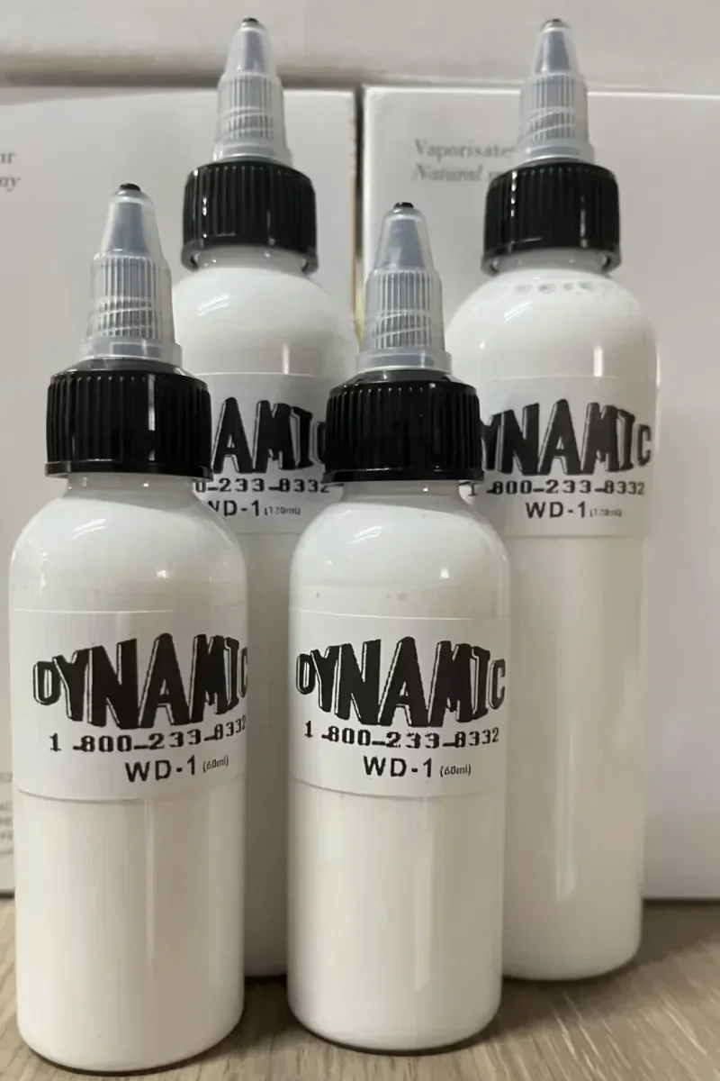 

30ML 60ML 120ML Natural Plant Professinal Tattoo Ink White Color Semi Permanent Makeup Pigment Paints Bottles Body Art Tool