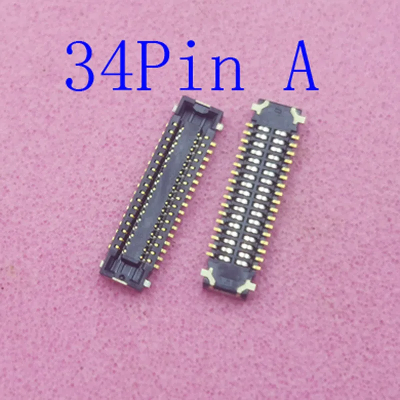 1-10Pcs Lcd Display Screen Usb Charging Charger Flex FPC Connector Plug For Samsung Galaxy A20E A202 M20 M205 A20 A205 34 48 Pin