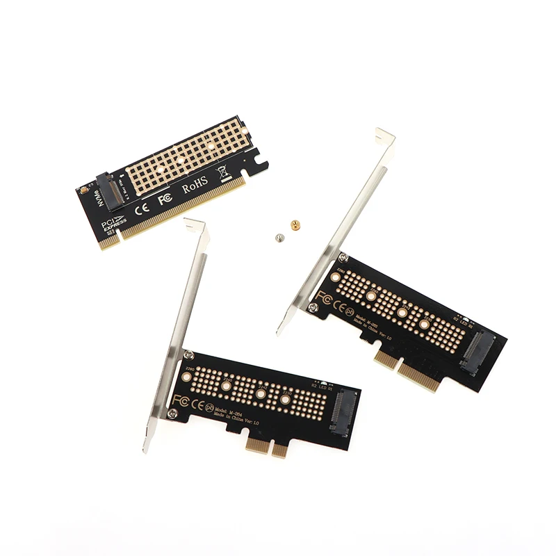 1Pc Multi-purpose Expansion Card M.2 Solid-State SSD Hard Disk To PCI-E 1x4x16x Adapter Card With Bracket