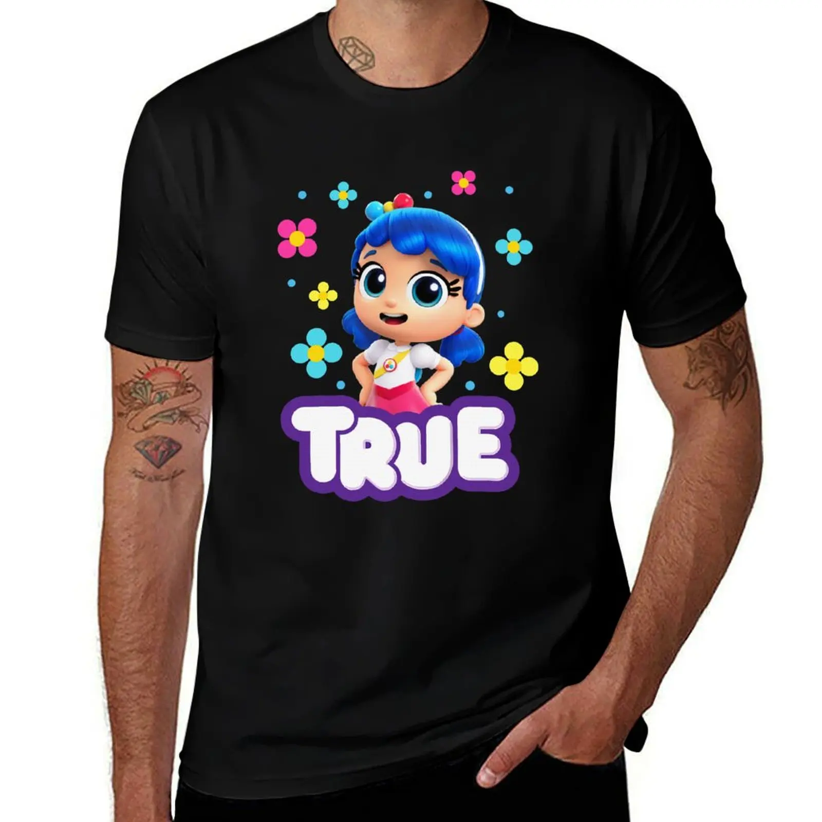 

True And The Rainbow Kingdom And Woman Funny T-Shirt quick drying cotton graphic tees man t shirt plain black t shirts men