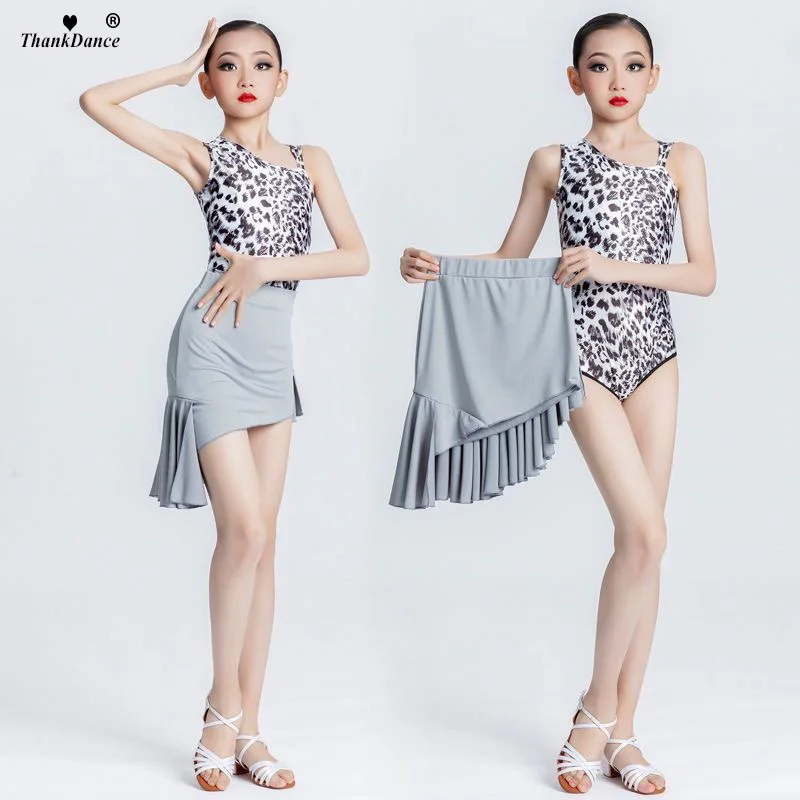 

Children Professional Latin Dance Dress for Girls Ballroom Dancing Dresses Rumba Cha Cha Samba Practice Dress Latin Performance