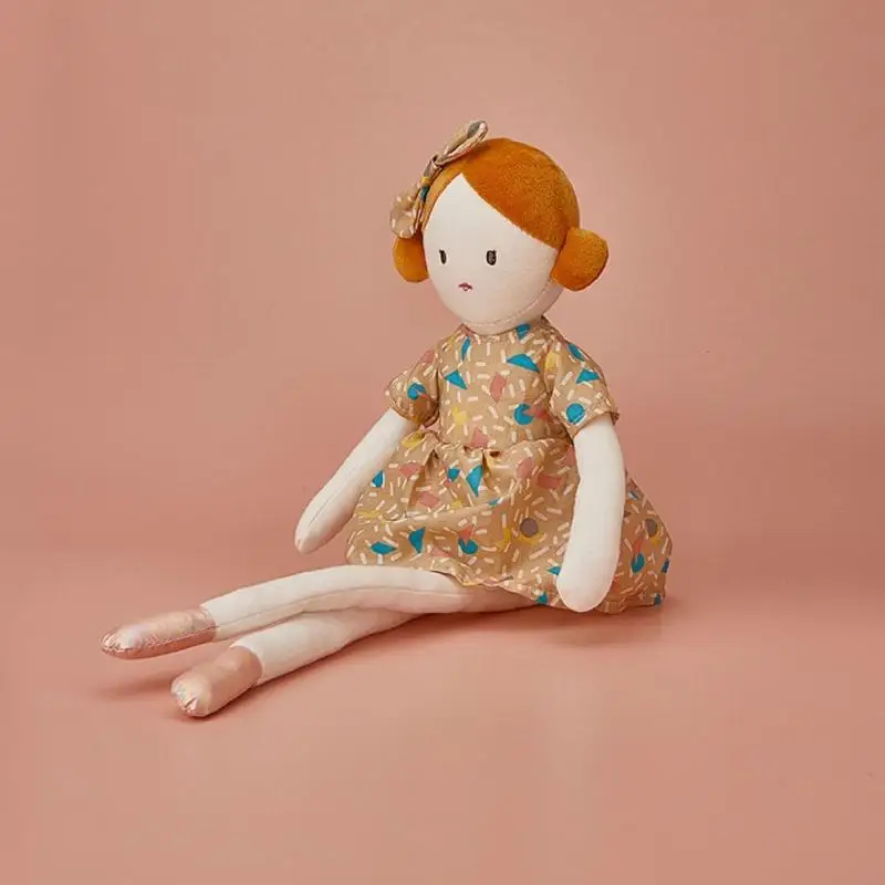 634f weich gefüllte blühende Baby -Mädchen -Puppen mit Floppy Armen und Beinen Kinder schlafen und Spielzeughome Dekoration