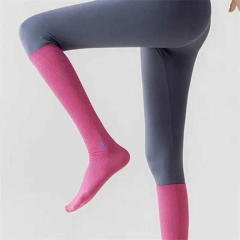 1PAIR Compression Socks Sport Socks Prevent Varicose Veins Socks  Athletic Soccer Yoga Debugging Exercise High Socks