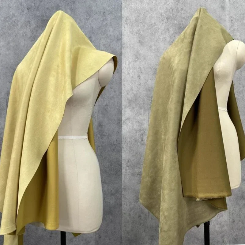 طبقة الهواء تنورة سميكة نسيج الجلد المدبوغ المرن للتنورة سترة الأزياء أبريل القماش Diy بها بنفسك الخياطة لكل متر المواد #5