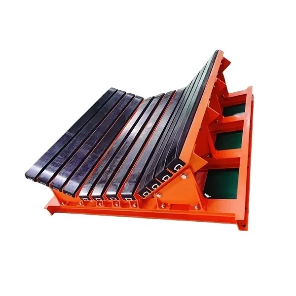 Conveyor Impact Bed Buffer Bed for Belt Conveyor/PU Combined with Rubber Material Impact Bar for Heavy