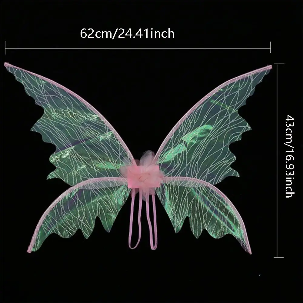 Dansshow rekwisieten Sparkle Fairy Princess Wings Cosplay kostuums Elf Cosplay Wing Fairy Butterfly Wing Stage Catwalk accessoire