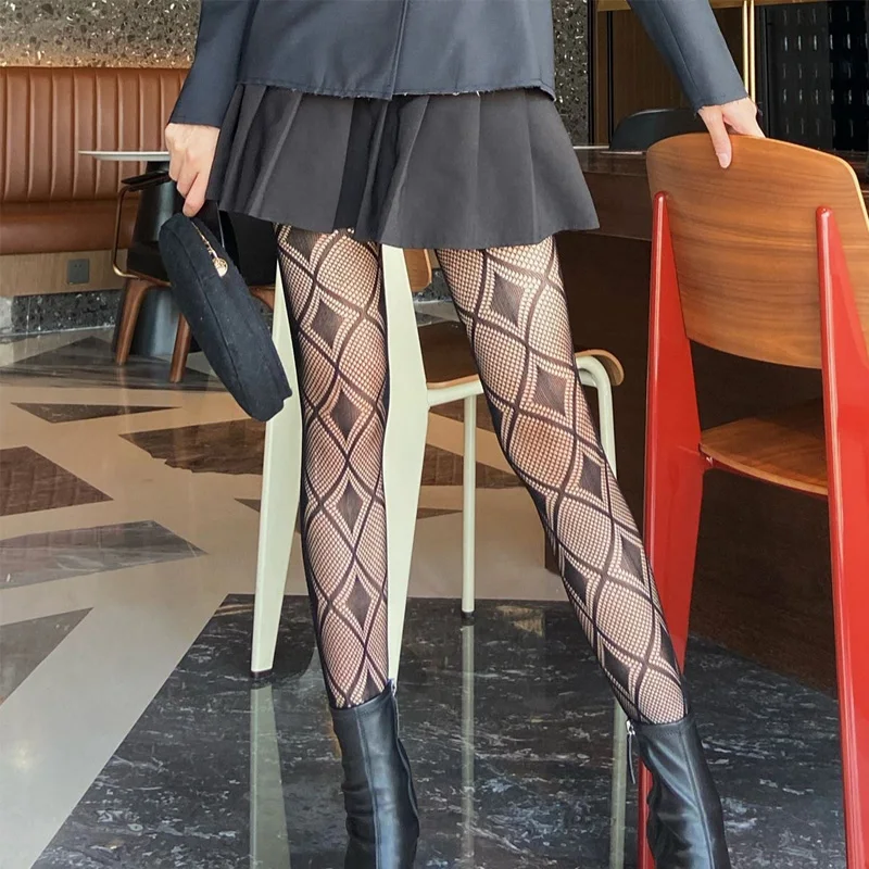 

Чулки, эластичные нейлоновые веб-колготки, бесшовные готические чулки для нижнего белья, повседневные подарки в стиле панк, сексуальные аксессуары