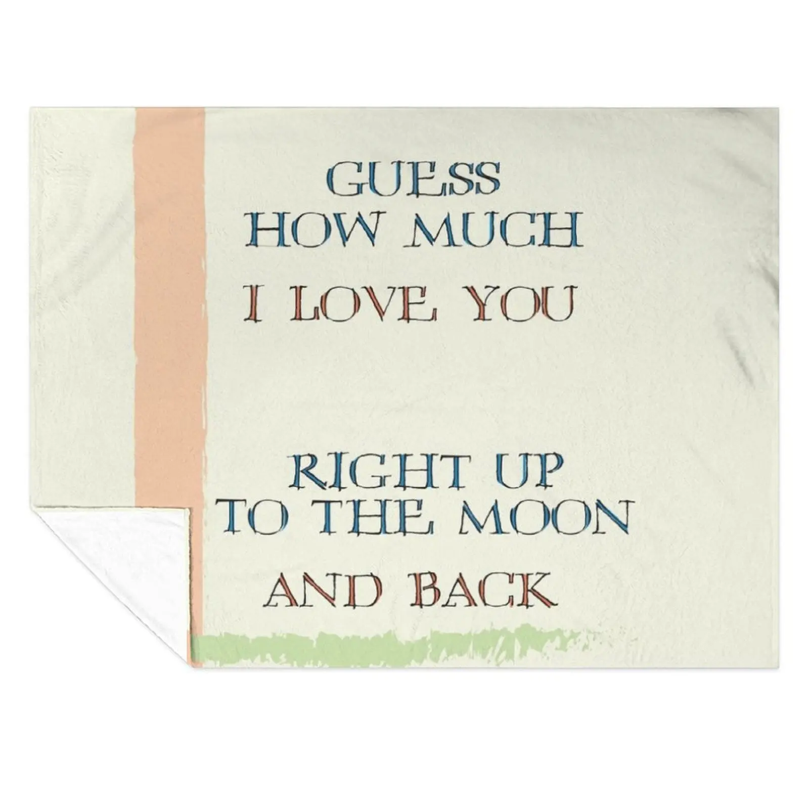 

Guess How Much I Love You Throw Blanket Plush Decorative Sofa Thins wednesday Blankets