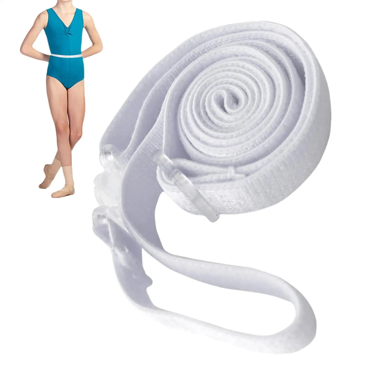 Breathable Girls Ballet Belt Adjustable Dance Grading Waistband Professional Dance Girdle For Dancers Students Beginners