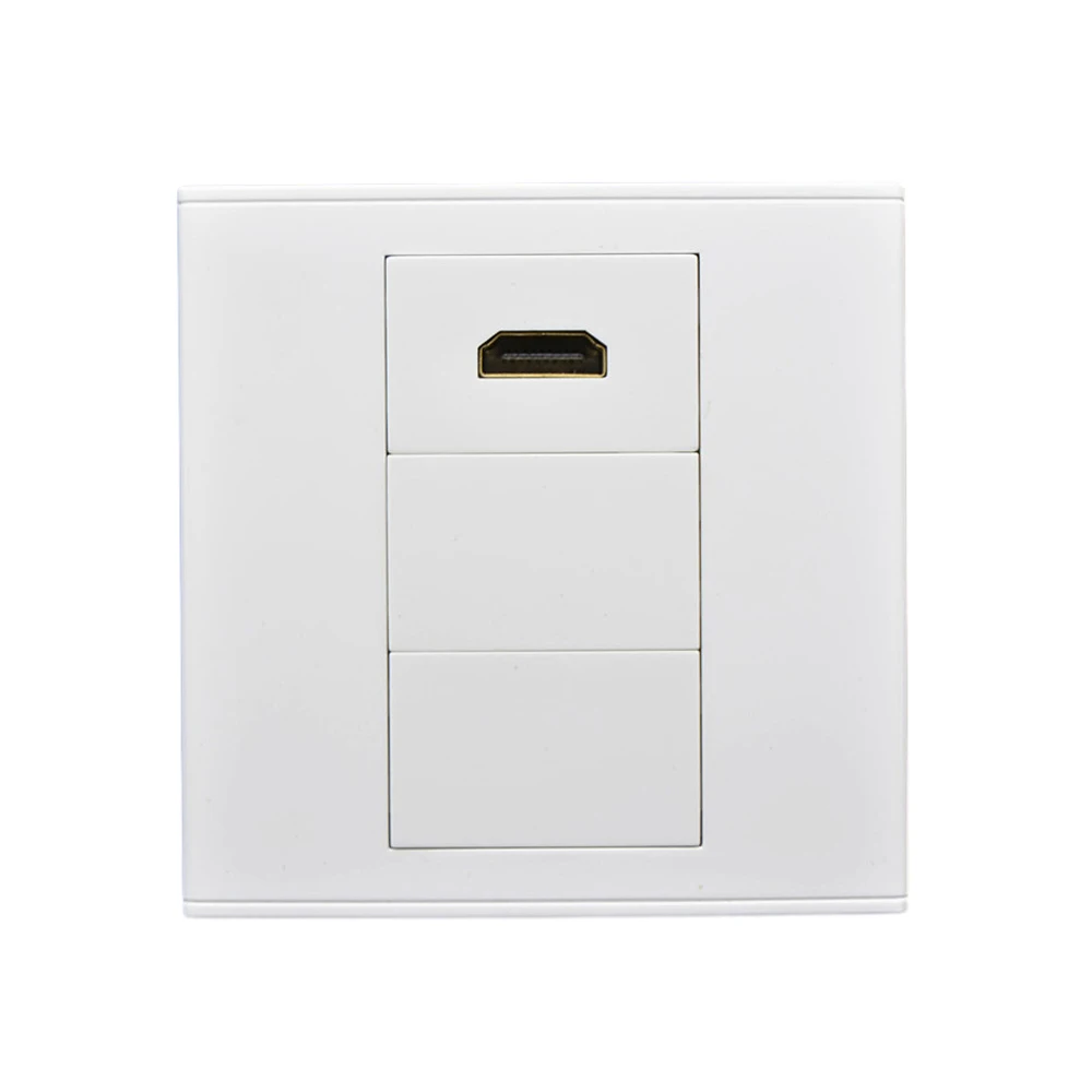 

86 Type Multimedia Wall Socket Faceplate 90 Degree HDM Interface Outlet HD Digital TV Panel Multimedia Computer Socket