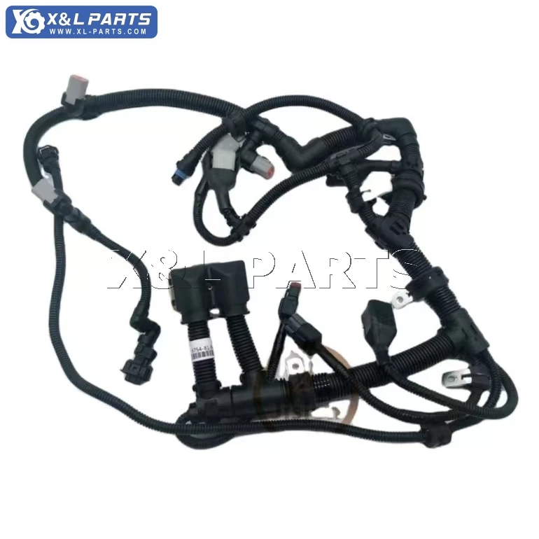 Excavator Spare Parts Wire Harness Assembly 6754-81-9310 6754819310 6D107 Engine Controller Wiring Harness for PC200-8 PC220-8