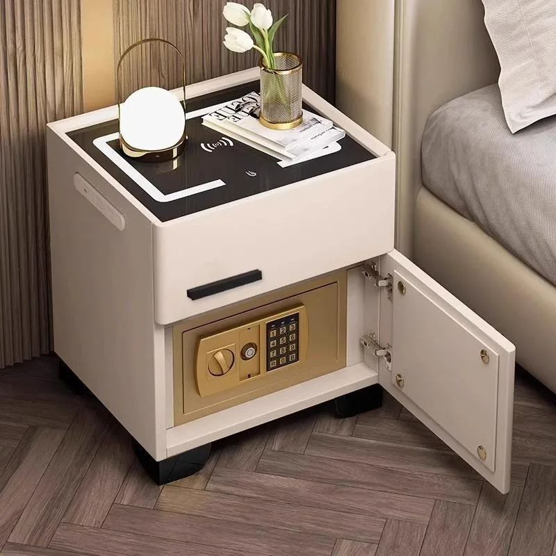 

European Design Nightstand Aesthetic White Modern Luxury Nightstand Bedroom Cabinet Armarios De Dormitorio Home Furniture