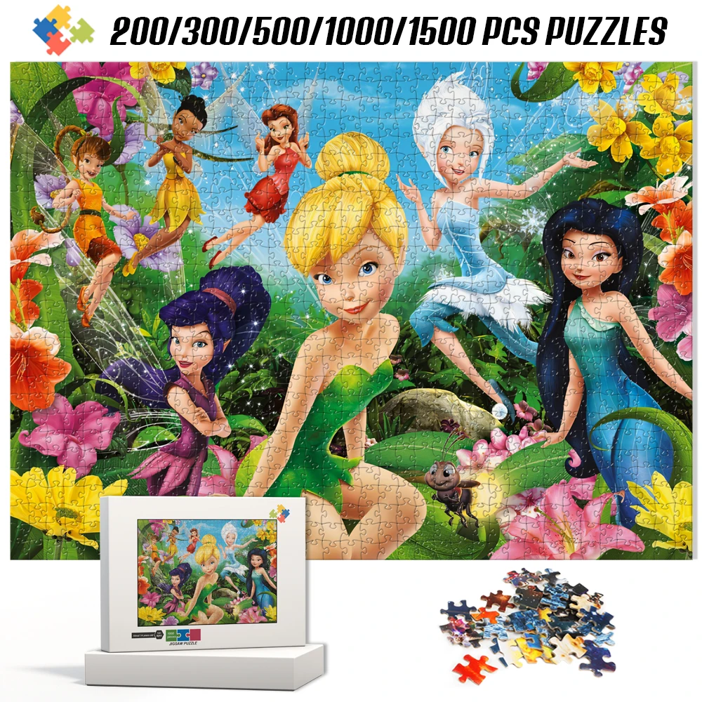 Cartoon Elf Jigsaw Puzzle Children Montessori Toys Family Parent-Child Happy Time Game Tangram Toy Best Gift for Kids Friends