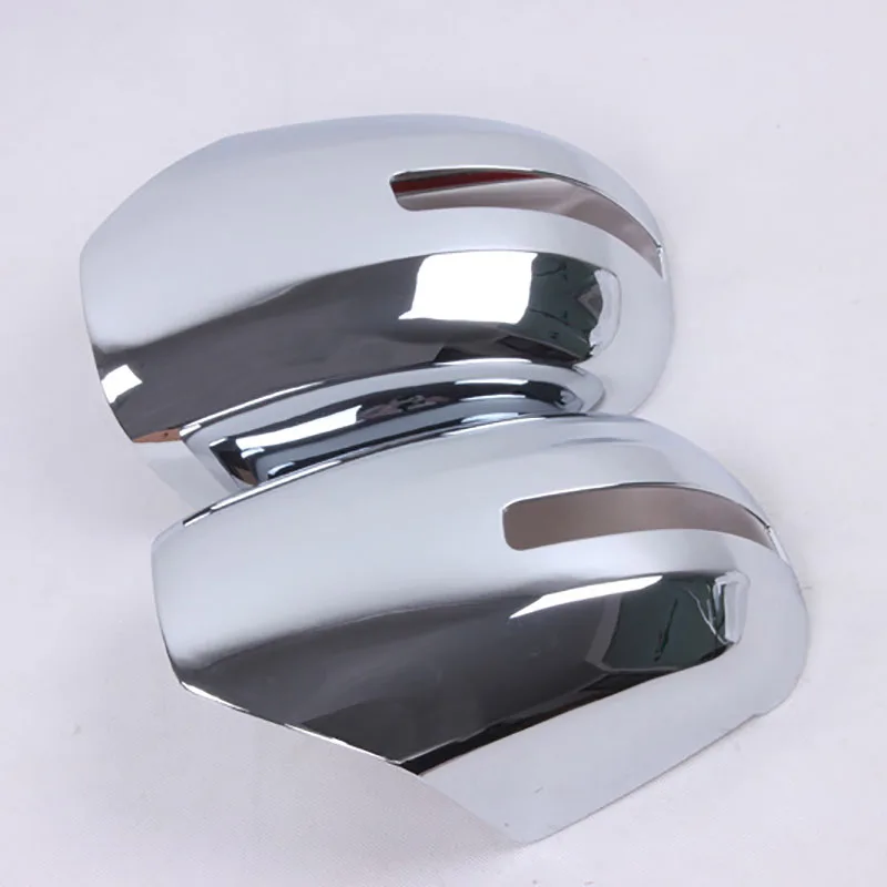 2Pcs Car ABS Chrome Rear View Side Mirror Cover Trim for Mitsubishi Triton / L200 2015 - 2017 Car Styling