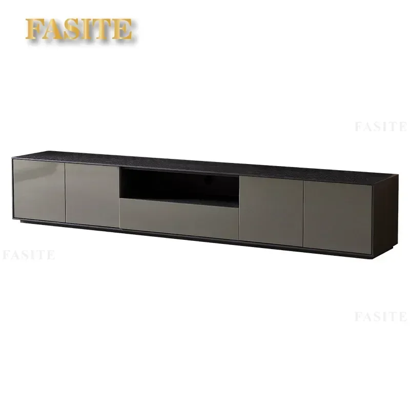 For Italian Light Luxury TV Cabinet Coffee Table Modern Simple Living Room  Small Apartment High End Floor Cabinet