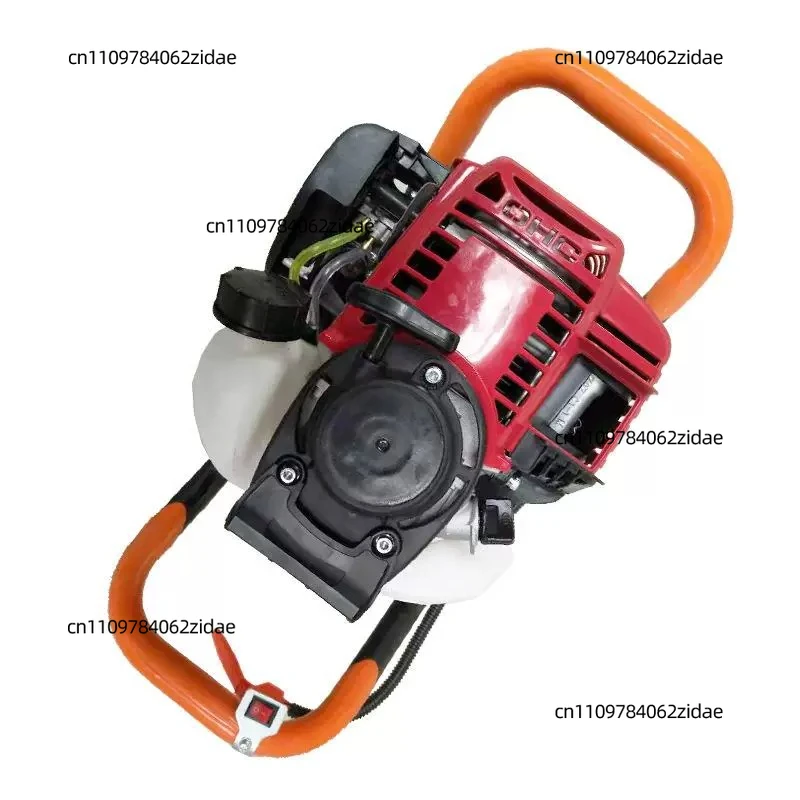 For 48144F Handheld Earth Auger High Power Post Hole Digger Portable Tree Planting Drilling Machine for Orchard Pile Driving