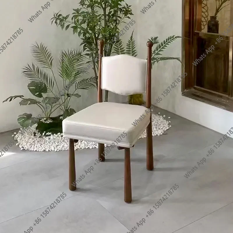 

X30 French Small Fresh Dining Chair Modern Simple Ash Wood Home European Creative Negotiation Desk Chair