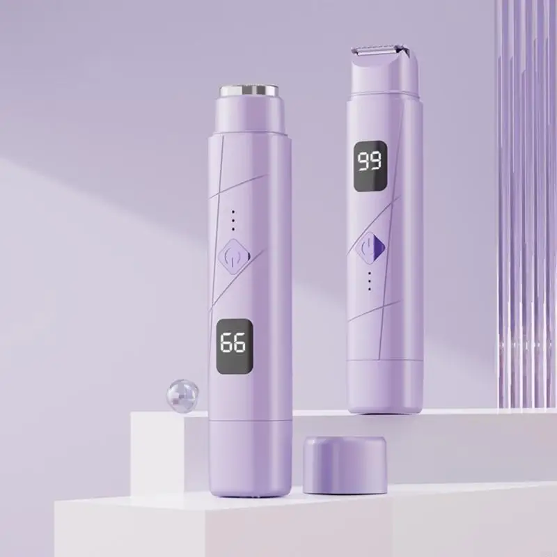 Elegante textura in plastica per rasoi a doppia testa a doppia testa da donna adatto a tutti i tipi pelle comprese le aree