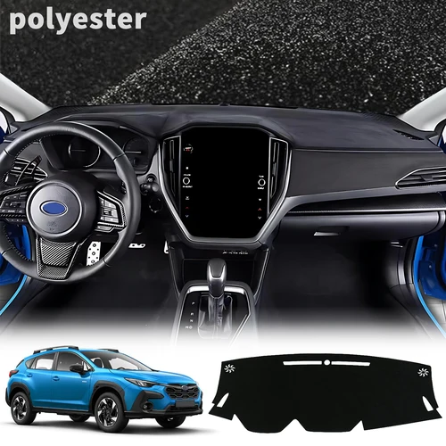 Para Subaru Crosstrek 2024-2026 accesorios cubierta para salpicadero de coche alfombrilla para salpicadero alfombrilla antideslizante parasol alfombra protectora