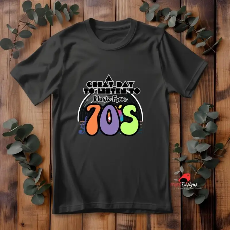 

Классическая футболка 70-х годов Ретро-рубашки Стиль Disco Party GifT