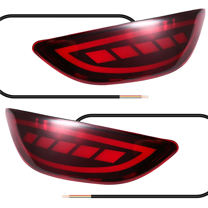 

Lasting Car LED Rear Bumper Light For Hyundai Accent Verna Solaris Brio 2008-2015 Tail Reflector Brake Fog Lamp Turn Signal