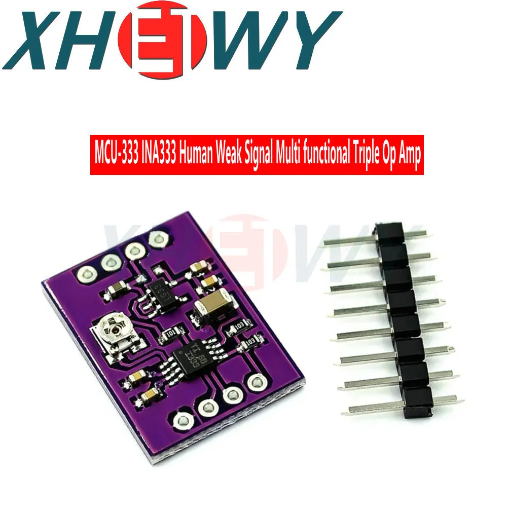 MCU-333 INA333 Human Body Multifunction Three Op Amp Precision Instrumentation Amplifier