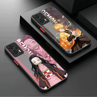 PC Case For Xiaomi Poco X6 X7 F6 F5 X5 X3 NFC F3 M6 Pro 4G Mi 13 12 11 Lite 5G 14 13T 12T 11T 14T Pro M5S C75 Anime Demon Slayer