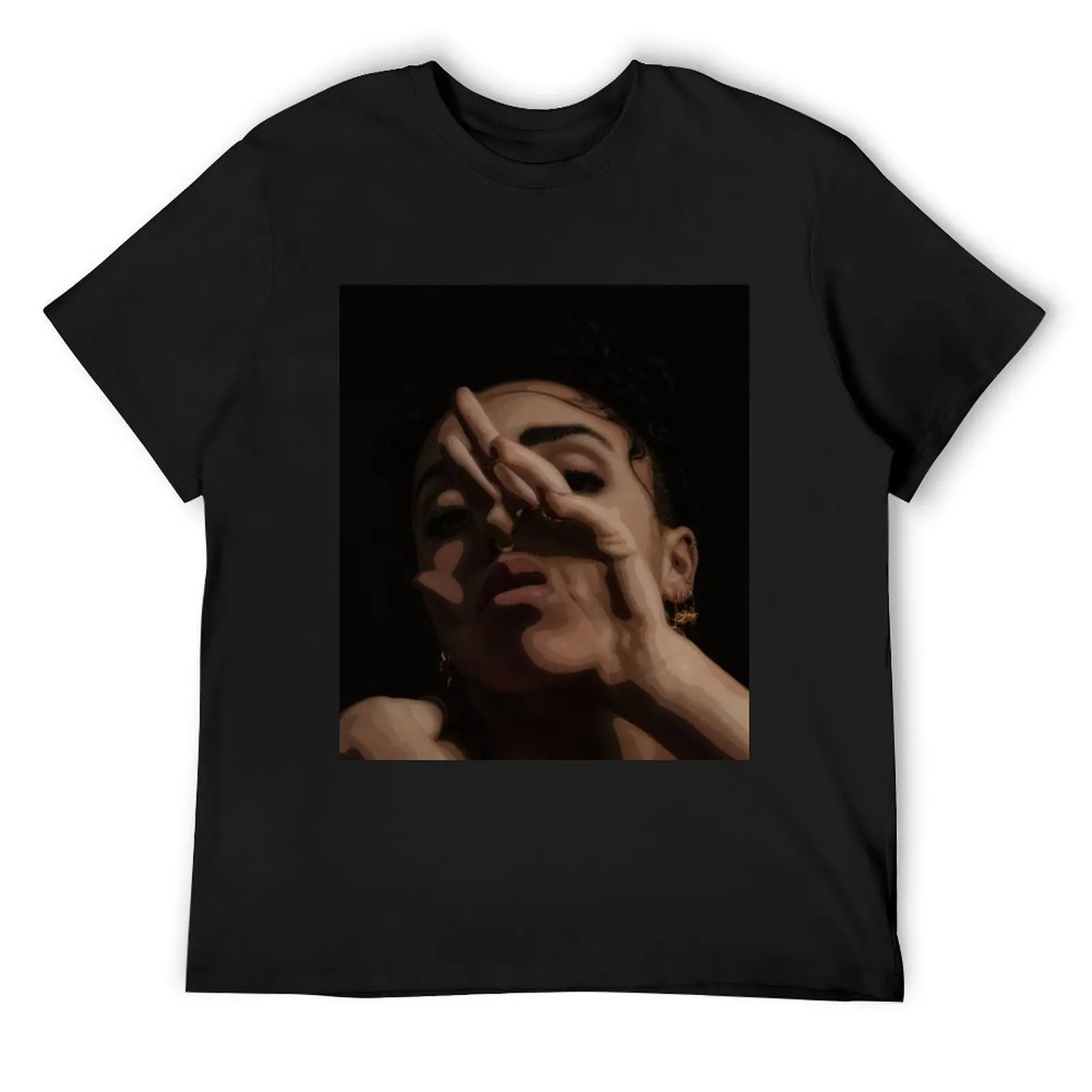 FKA Twigs T-Shirt hippie clothes tops for a boy Short sleeve tee men