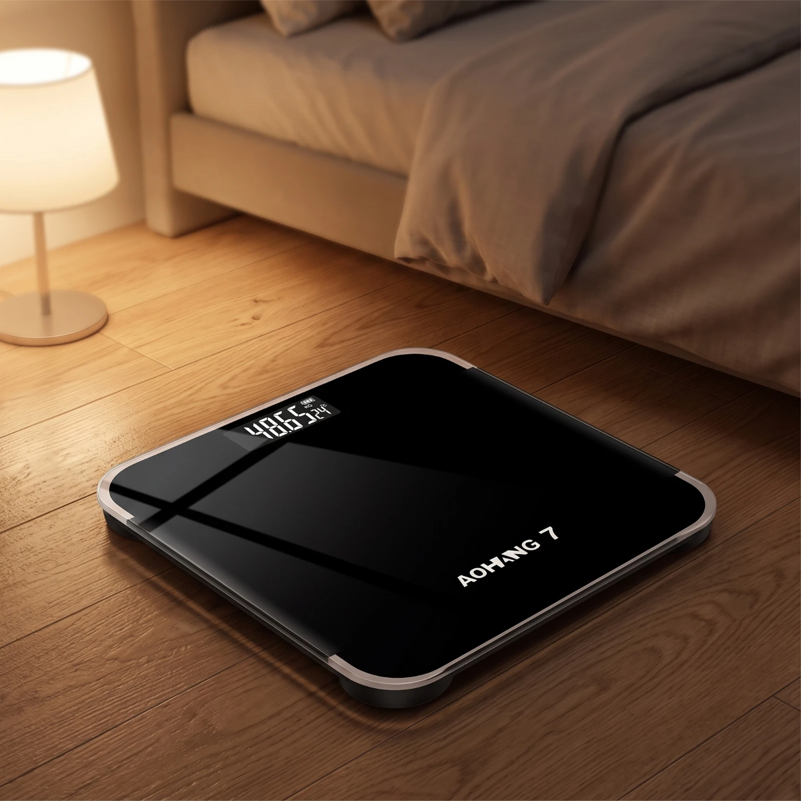 Digital Body Weight Scale Easy to Read Electronic Body Scale Slim Backlit for Bedroom, Dorm Room