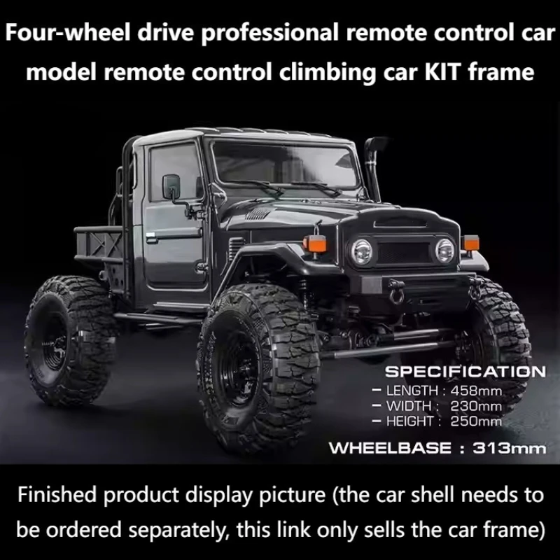 

J45C KIT Рама автомобиля для скалолазания с дистанционным управлением, двойной пружинный амортизатор, полноприводный автомобиль с дистанционным управлением, игрушечный автомобиль