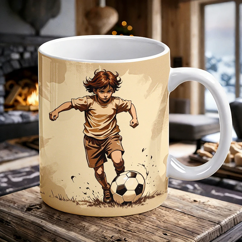 

Energetic Youth Soccer Motif Key Button Set Mug with a bottle opener function of 2026 Major Football Event
