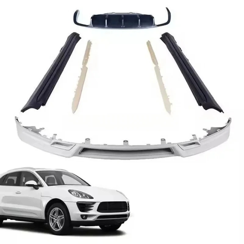 

TKT Style Front Lip Rear Diffuser Side Skirt Body Kit Ma-Can 95B 95B.1 2014-2017 Car Accessories