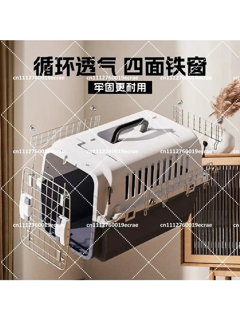 Pet Carrier for Air Travel, Dog Crate for Car, Cat Cage Portable, Small & Large Dog Transport Crate, Airline Approved Pet Crates