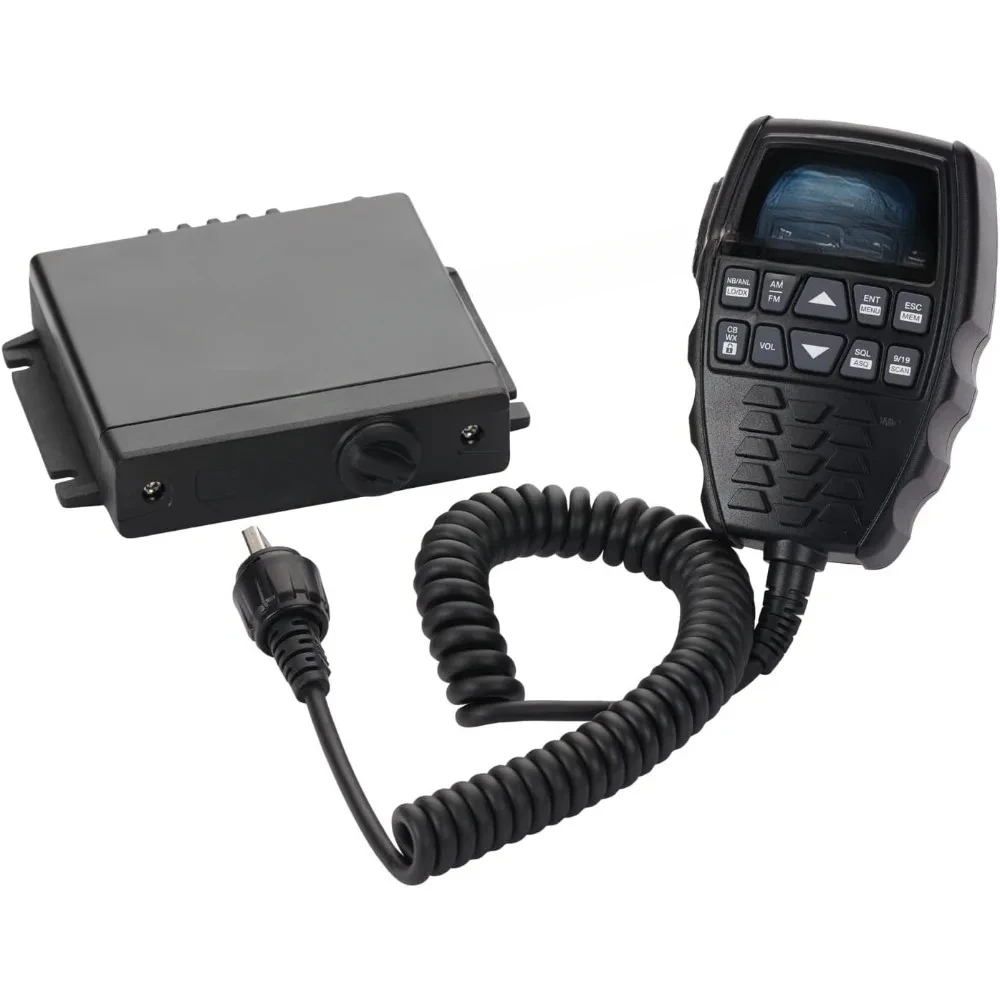 

Wireless CB Radio - Dual-Mode AM/FM, Full 40 Channels, 4-Watt Output, Easy to Operate, Black