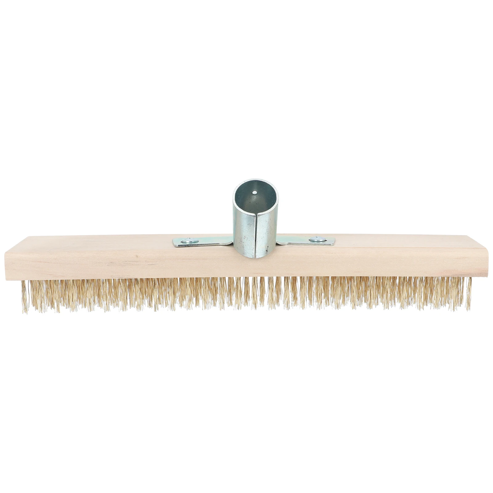 

Rust Removal Brush 2.5cm Steel Wire Long Handle for Yard Garden Moss Tool Moss Cleaning Brush Home Supplies