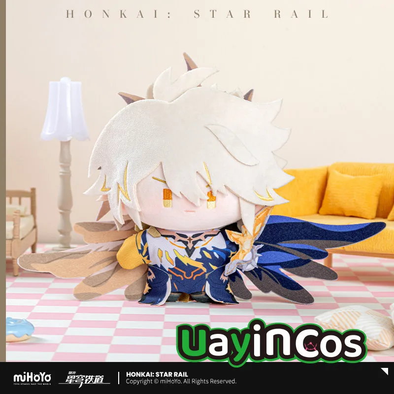 

In Stock 15cm Original Honkai：Star Rail Mydei Castorice Herta March 7th Phainon Stuffed Plushies Doll Clothes Ornament Anime Toy