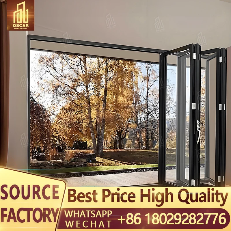 Luxury hurricane triple sliding doors german tempered exterior sliding doors