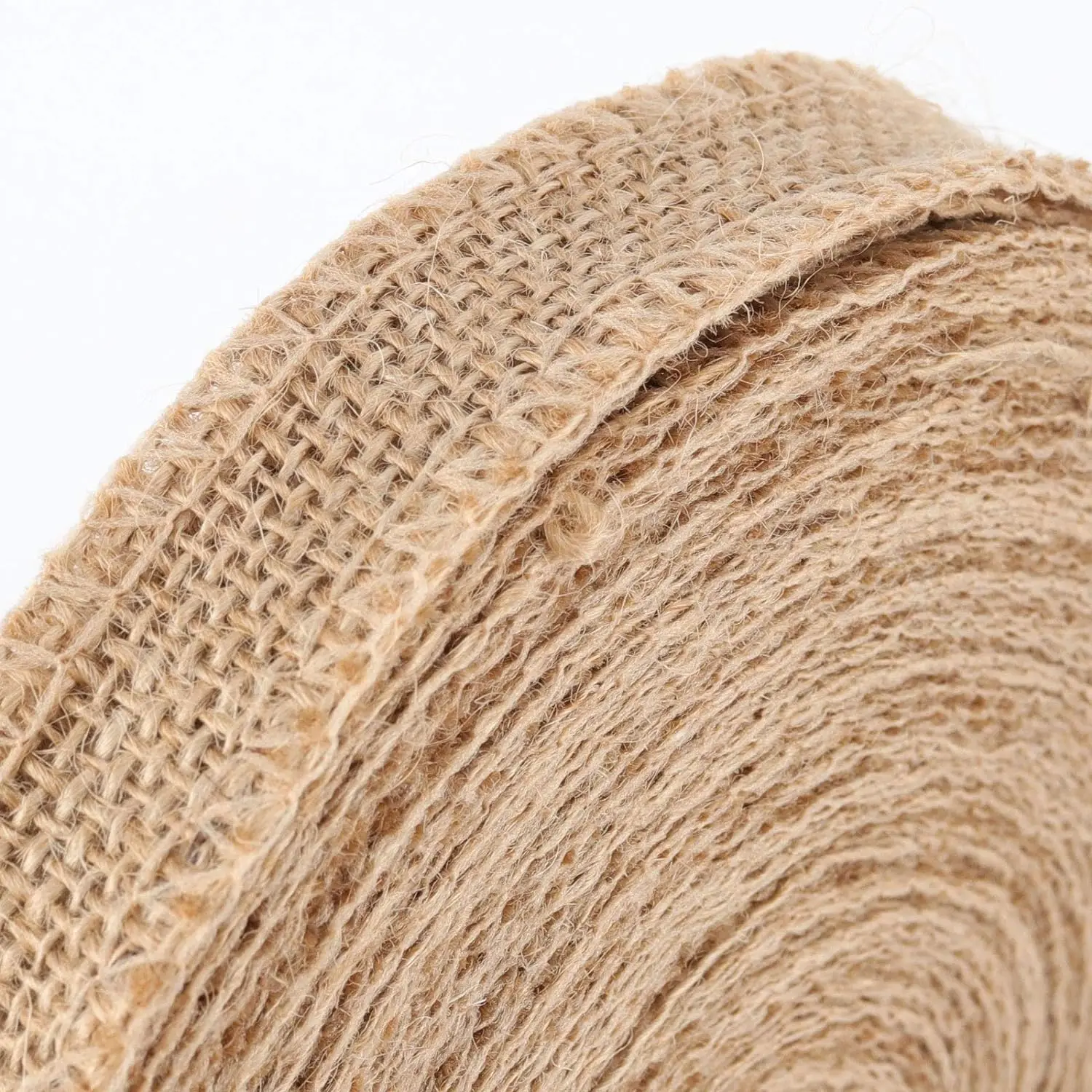 6/10/30/50mm Burlap Ribbon Natural Jute Fabric Crafts Ribbon for Christmas Wedding Gifts Burlap Fabric DIY Ribbon for Decoration