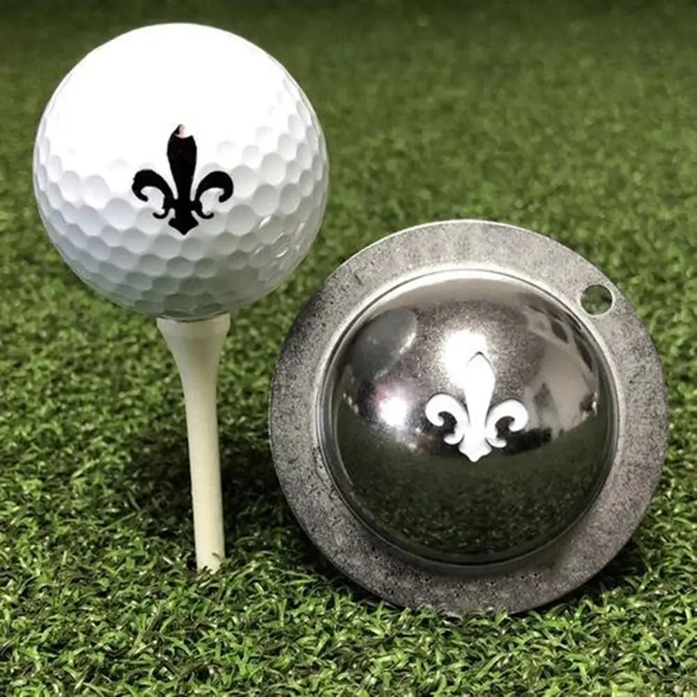 Golf Putting Drawing Template Stainless Steel Golf Ball Liner Golf Marker Tool Golf Ball Liner Clip Golf Ball Line Marker