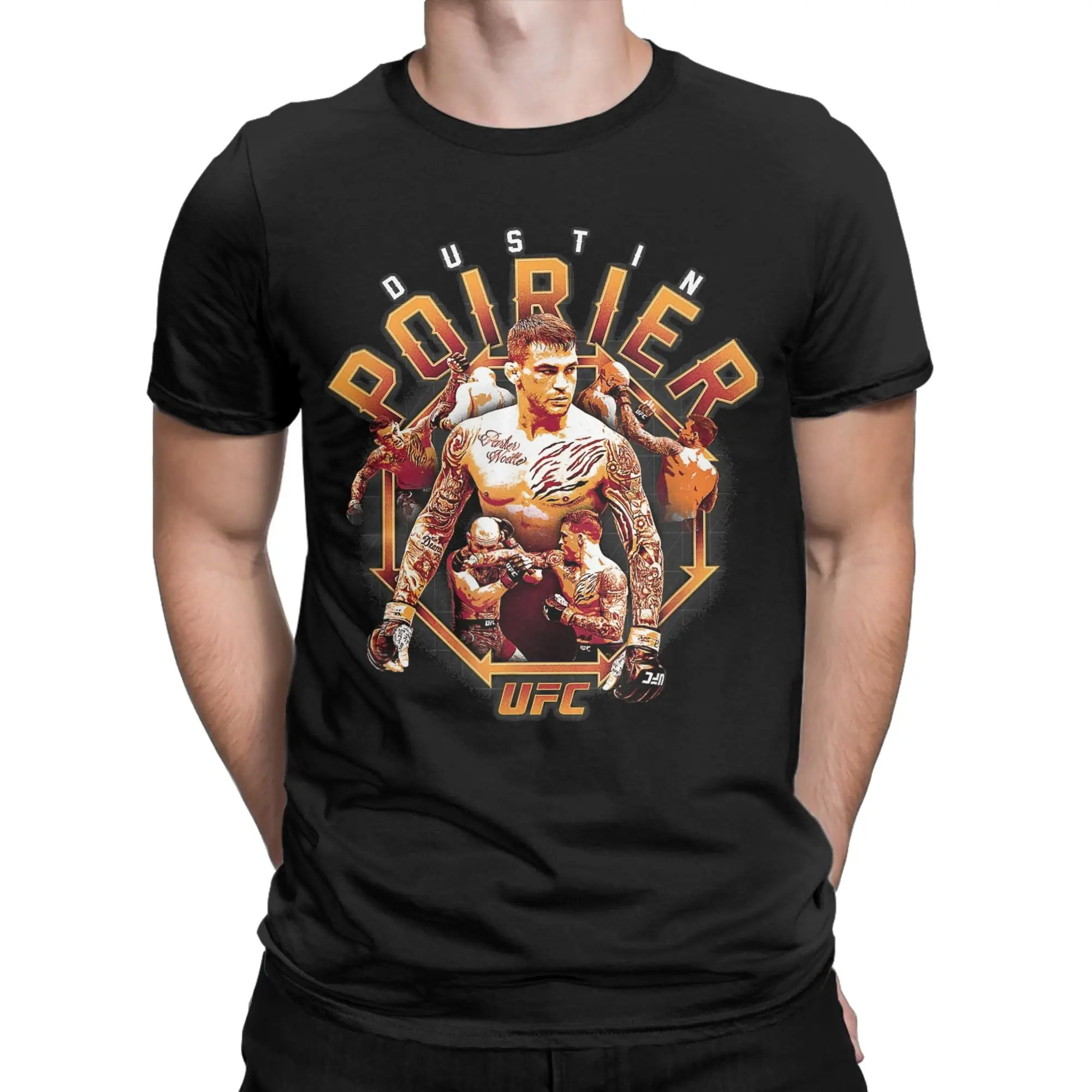 Men Women Dustin Poirier  T Shirt Cotton Fashion T-Shirt  Top Clothing