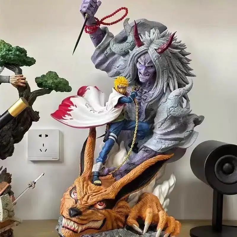 جديد 29 سنتيمتر ناروتو أنيمي الأصفر فلاش Namikaze ميناتو عمل أرقام بولي كلوريد الفينيل Gk تمثال نموذج سطح المكتب الديكور جمع لعبة الهدايا #4