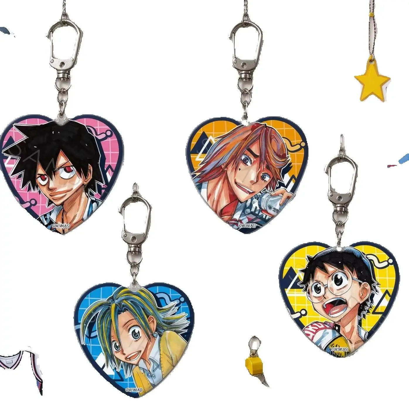 CLASSIC 6cm Anime Bag Acrylic KeyRing Anime Yowamushi Pedal Cell Phone Pendant  As A Gift For Fans Exquisite Product Keychain